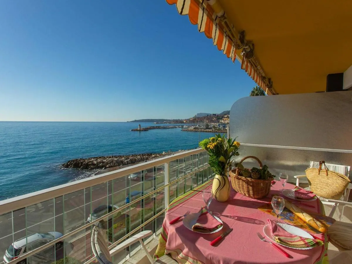 Superbe 2P Climatise Avec Terrasses, Garage Et Piscine, Face A La Mer. - Fr-1-196-222 Menton France